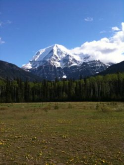 Mt. Robson, the highest peak in the Canadian Rockies