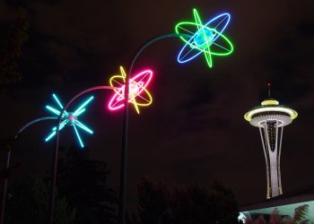 Space Needle at night